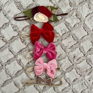 Darling Holiday headband Bow bundle